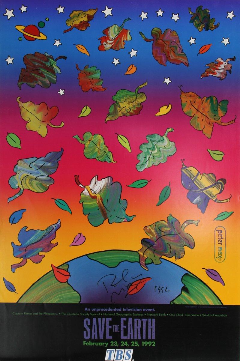 Save the Earth Poster | Peter Max,{{product.type}}