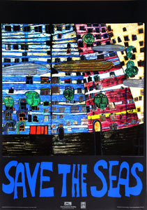 Save the Seas Poster | Friedensreich Hundertwasser,{{product.type}}