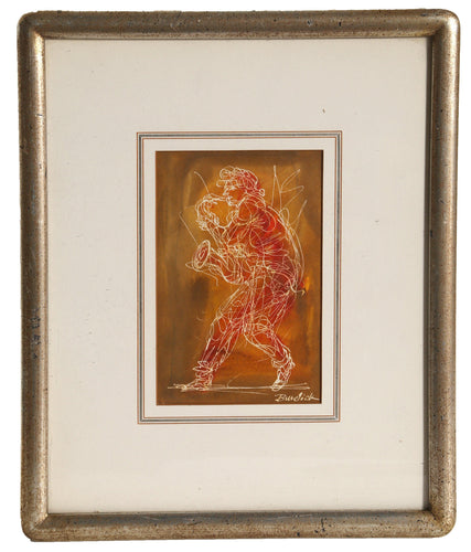 Saxophone Player Watercolor | Charles Burdick,{{product.type}}