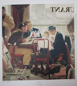 Saying Grace Poster | Norman Rockwell,{{product.type}}