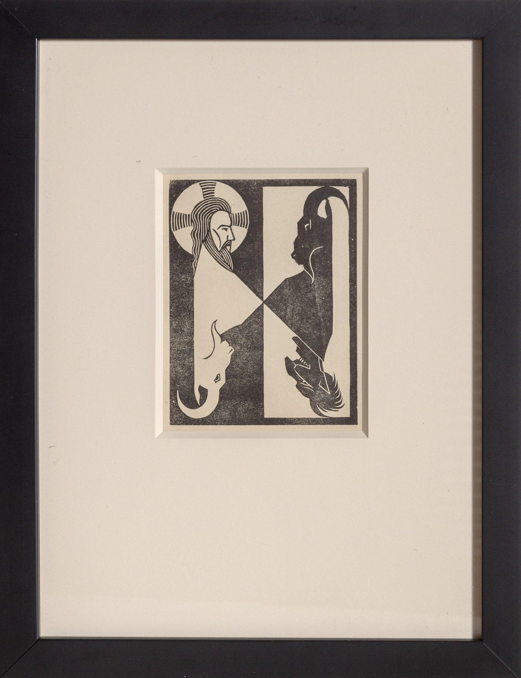 Scapegoat Woodcut | M.C. (Maurits Cornelis) Escher,{{product.type}}
