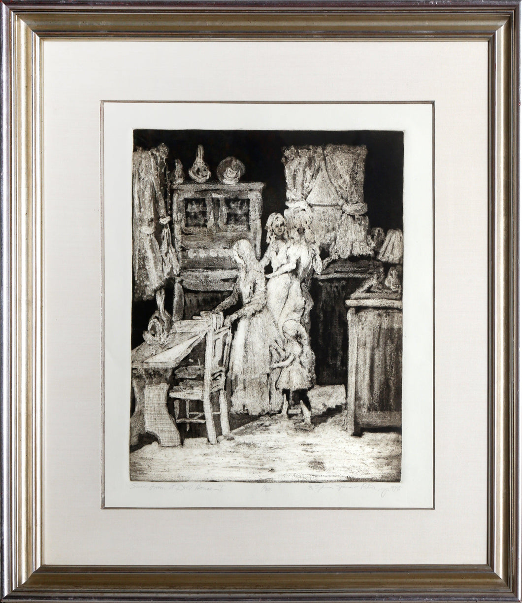 Scene From a Doll House I Etching | Sylvia Spencer Petrie,{{product.type}}