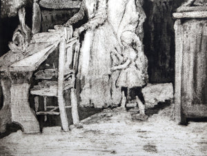 Scene From a Doll House I Etching | Sylvia Spencer Petrie,{{product.type}}