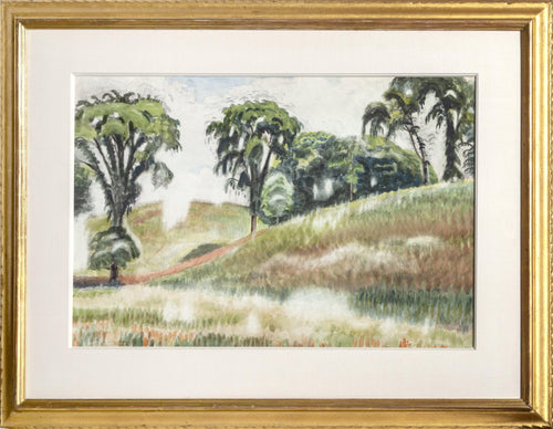 Scene on Windspear Road Watercolor | Charles Burchfield,{{product.type}}
