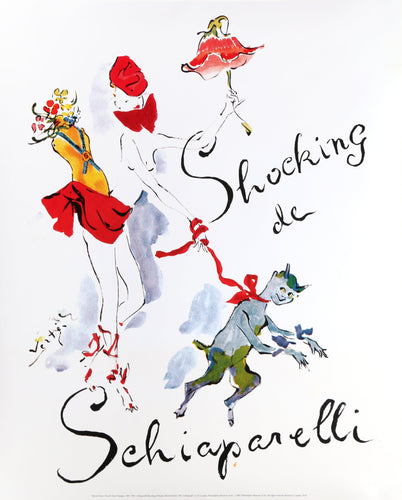 Schiaparelli Shocking Perfume Advertisment Poster | Marcel Vertes,{{product.type}}