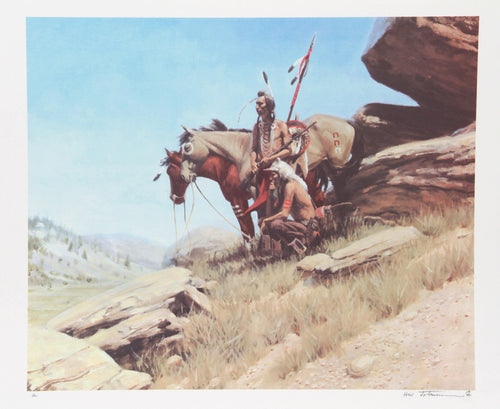 Scouts of Absarone Lithograph | Harvey W. Johnson,{{product.type}}