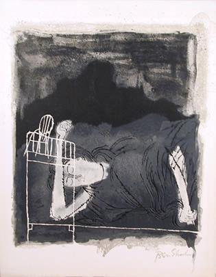 Screams of Woman in Labor Lithograph | Ben Shahn,{{product.type}}