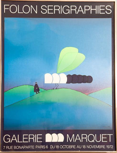Screenprinties - Galerie Marquet Poster | Jean-Michel Folon,{{product.type}}