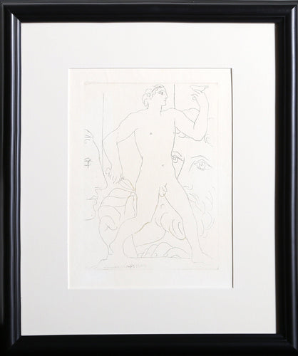 Sculpteur d'un Jeune Homme à la Coupe from the Vollard Suite (Bloch 179) Etching | Pablo Picasso,{{product.type}}