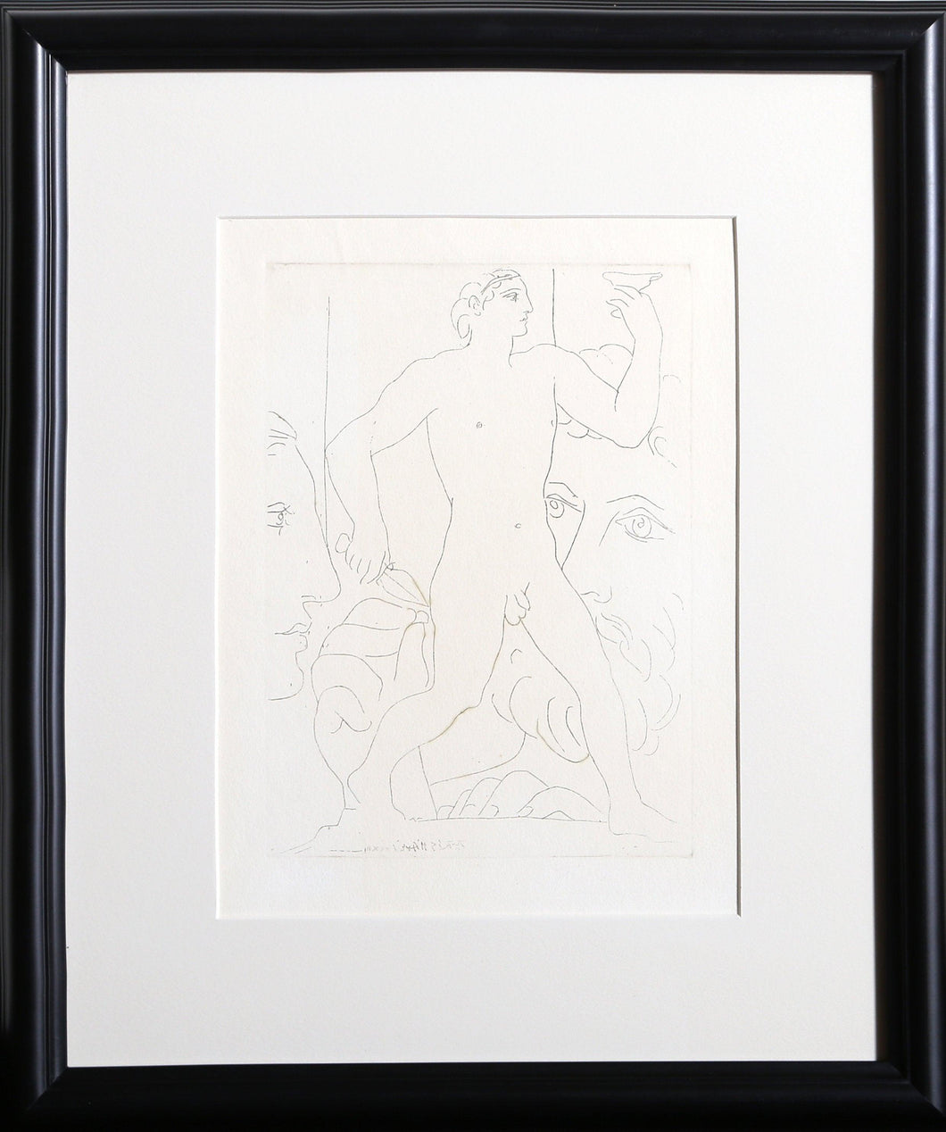 Sculpteur d'un Jeune Homme à la Coupe from the Vollard Suite (Bloch 179) Etching | Pablo Picasso,{{product.type}}