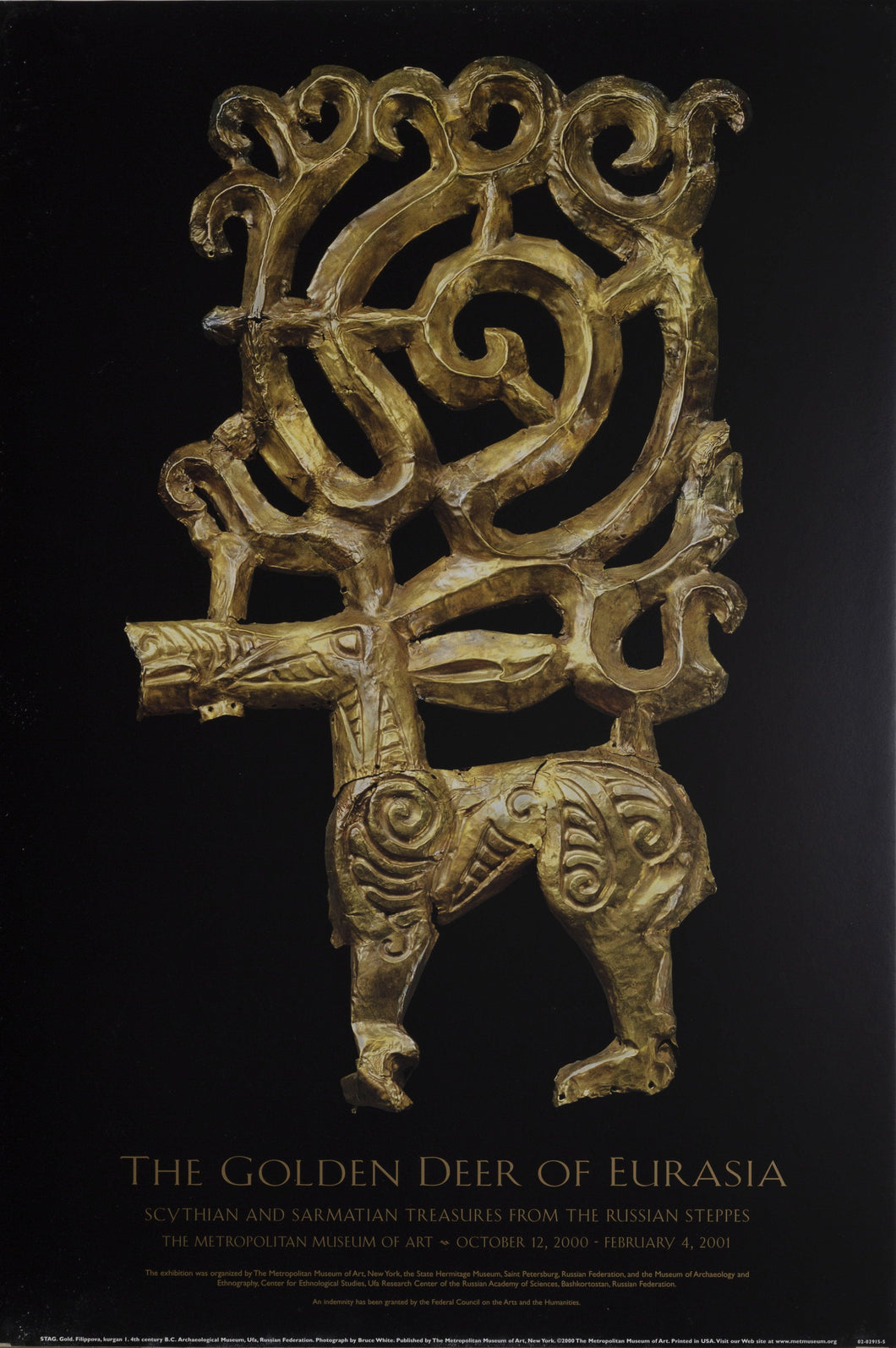 Scythian Gold Stag Poster | Unknown Artist - Poster,{{product.type}}