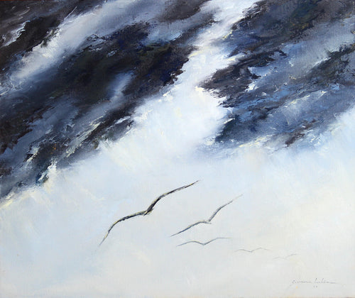 Sea Birds Oil | Unknown Artist,{{product.type}}