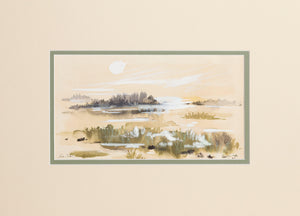 Sea Inlet Watercolor | Patience Haley,{{product.type}}