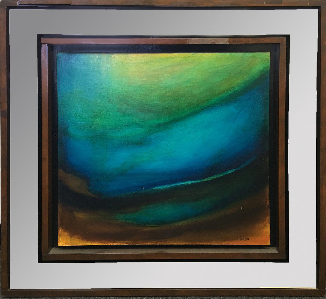 Sea Mirror Abstract Oil | Robert Bloeser,{{product.type}}