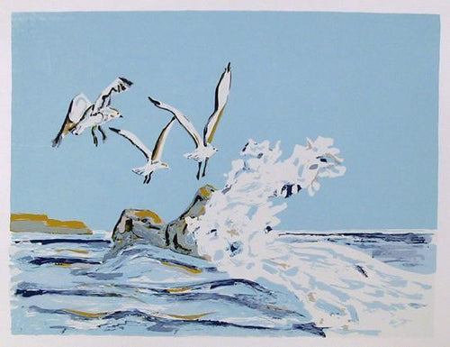 Seagulls Poster | Patricia Sussman,{{product.type}}