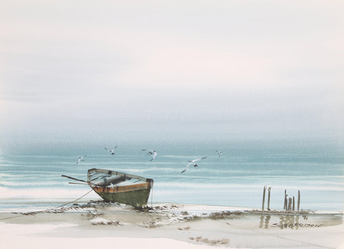 Seascape 1 Watercolor | Suraprison,{{product.type}}