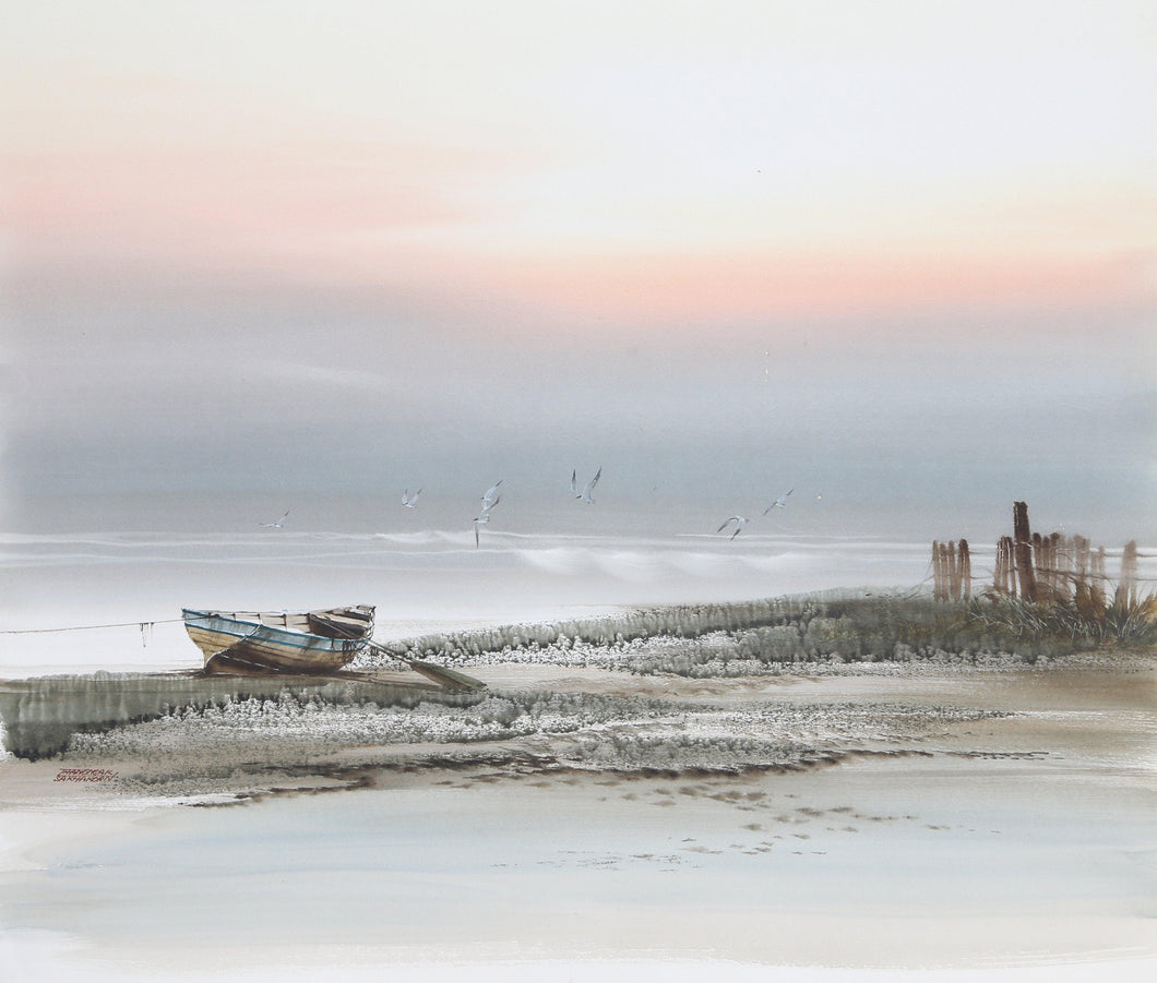 Seascape 1 Watercolor | Thanomsak Sakhakorn,{{product.type}}