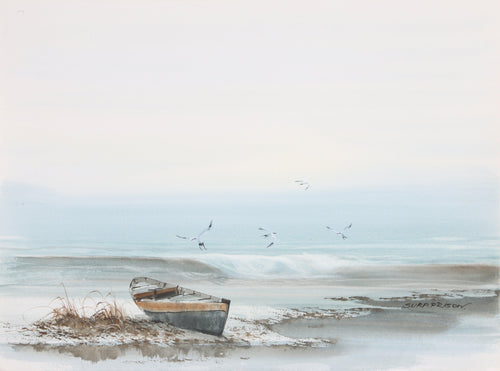 Seascape 2 Watercolor | Suraprison,{{product.type}}