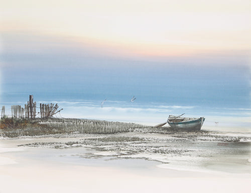 Seascape 2 Watercolor | Thanomsak Sakhakorn,{{product.type}}