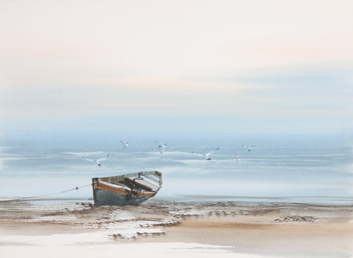 Seascape 3 Watercolor | Suraprison,{{product.type}}