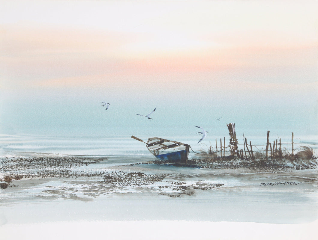 Seascape 5 Watercolor | Suraprison,{{product.type}}