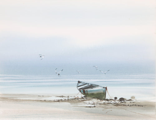 Seascape 6 Watercolor | Suraprison,{{product.type}}