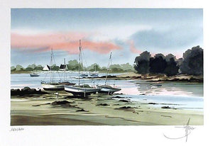 Seascape Bay Lithograph | Stephane Lauro,{{product.type}}