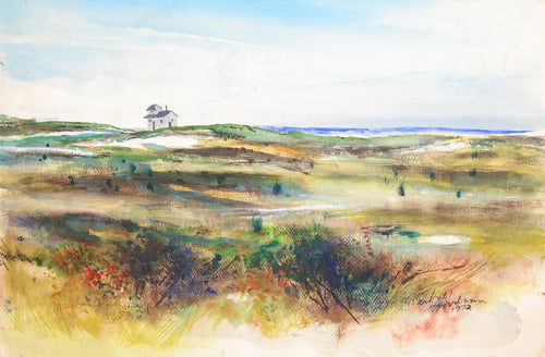 Seascape View Watercolor | Marshall Goodman,{{product.type}}