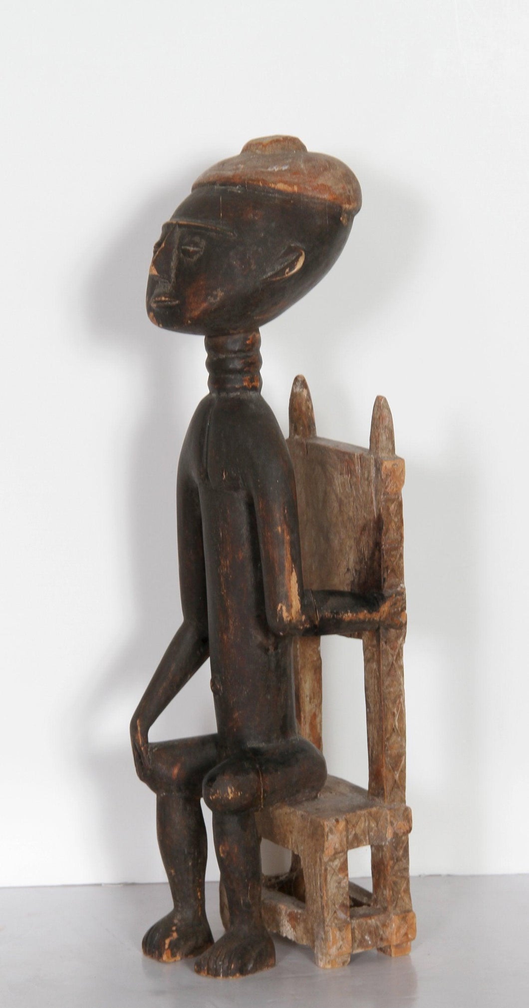 Seated Boy Wood | African or Oceanic Objects,{{product.type}}