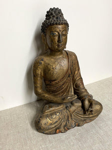 Seated Buddha Metal | Unknown Artist,{{product.type}}