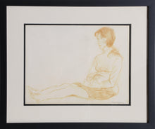 Seated Girl in Turtleneck Pencil | Raphael Soyer,{{product.type}}