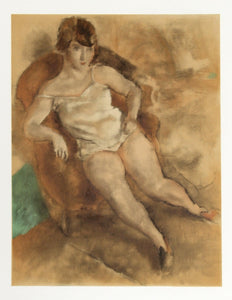 Seated Girl Poster | Jules Pascin,{{product.type}}