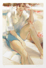 Seated in Garden Lithograph | Jim Jonson,{{product.type}}