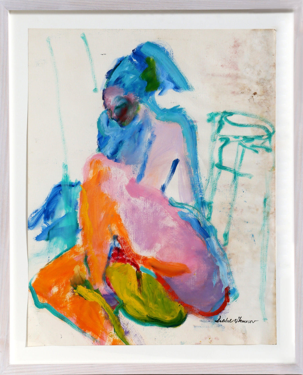 Seated Nude Gouache | Isabel Gamerov,{{product.type}}