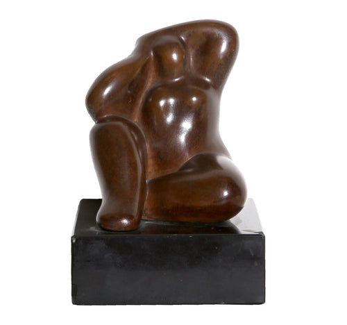Seated Nude Metal | Sophia Vari,{{product.type}}