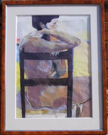 Seated Nude Mixed Media | Elsie Dinsmore Popkin,{{product.type}}