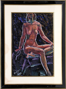 Seated Nude Mixed Media | Konstantin Bokov,{{product.type}}