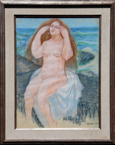 Seated Nude Pastel | Ben Benn,{{product.type}}