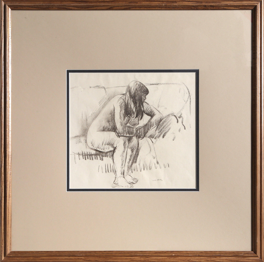 Seated Nude Pencil | Leon Kroll,{{product.type}}