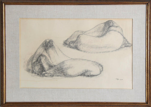 Seated Pair Pastel | Francisco Zuniga,{{product.type}}