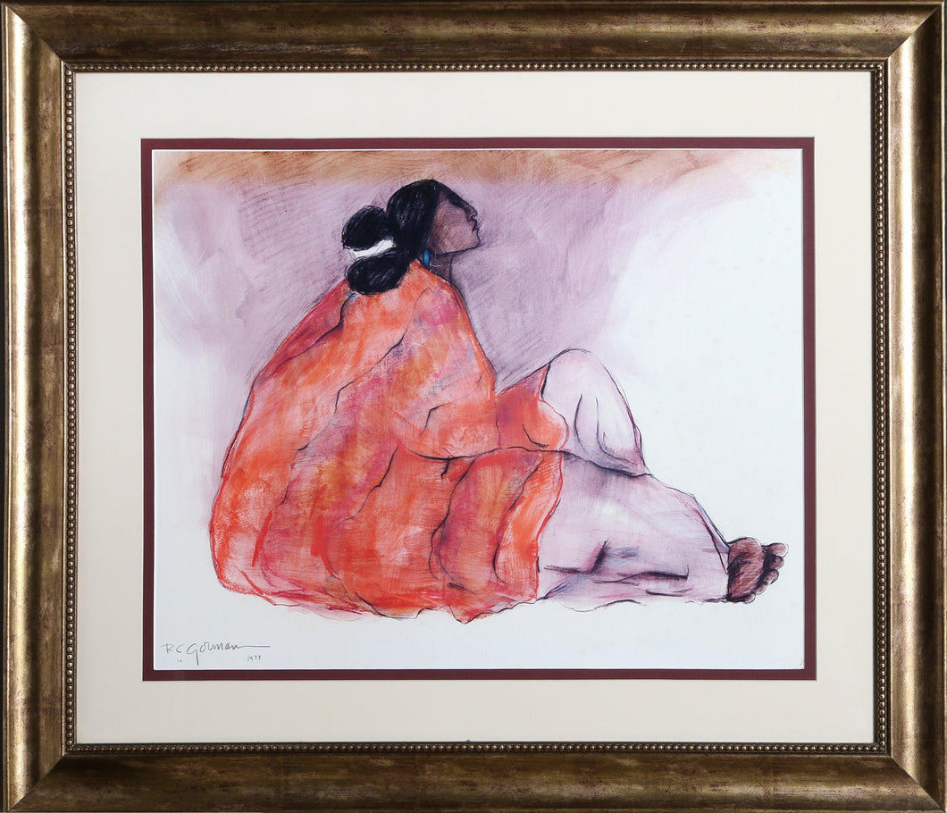 Seated Woman Poster | RC Gorman,{{product.type}}