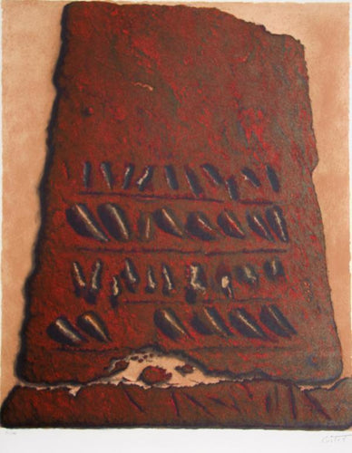 Secret Writing Lithograph | Moshe Elazar Castel,{{product.type}}