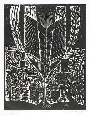 Seeds Woodcut | Alexander Raymond Katz,{{product.type}}