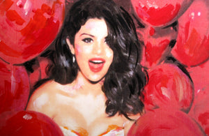 Selena Gomez Mixed Media | Sid Maurer,{{product.type}}