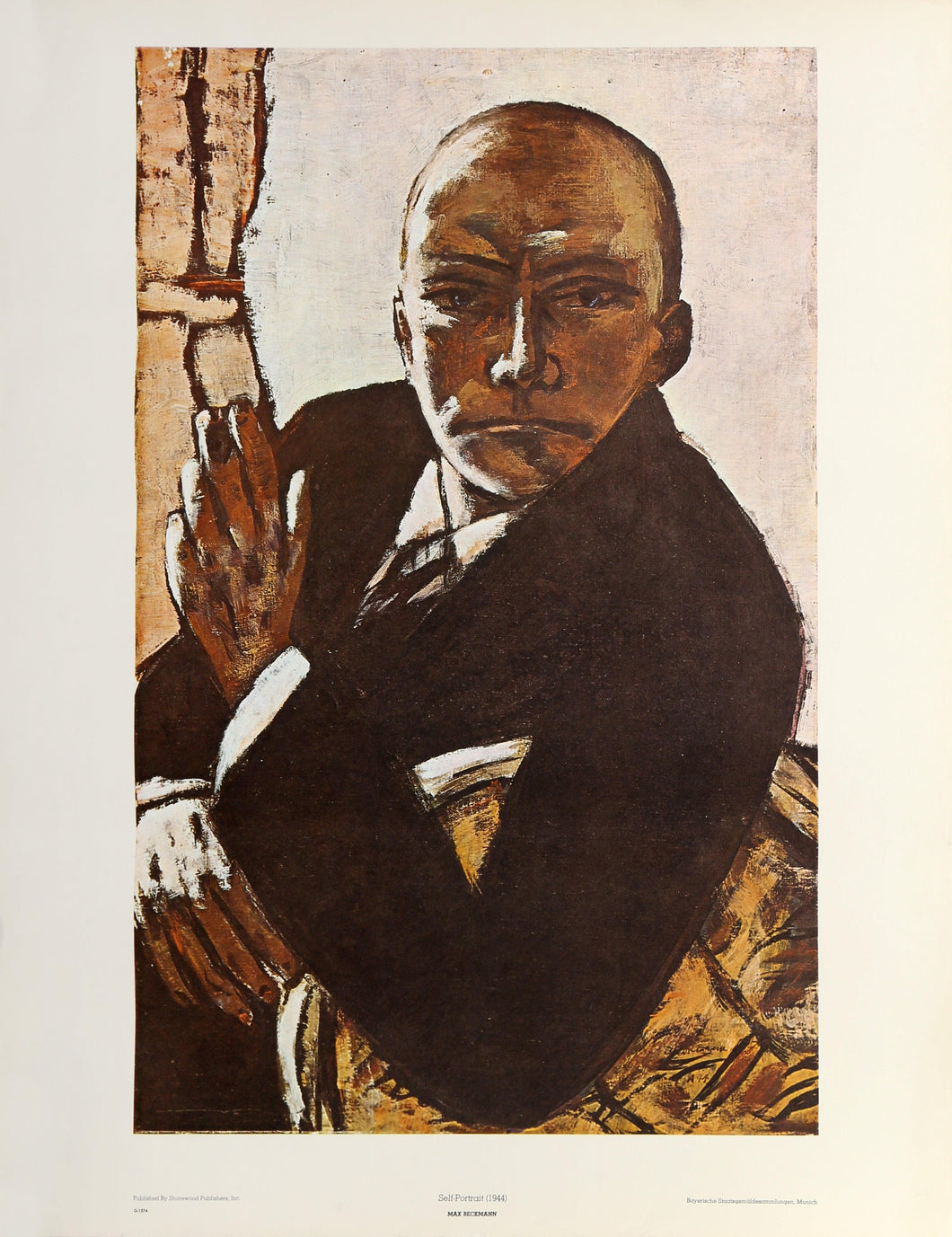 Self Portrait (1944) Poster | Max Beckmann,{{product.type}}