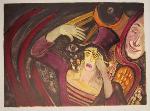 Self-Portrait in Light Lithograph | Marcel Marceau,{{product.type}}