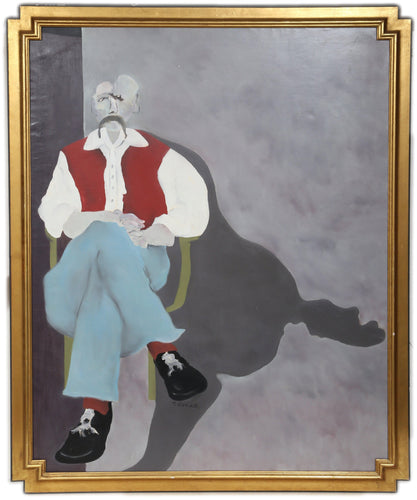 Self-Portrait in Paris Oil | Robert-Louis Nicoidski,{{product.type}}