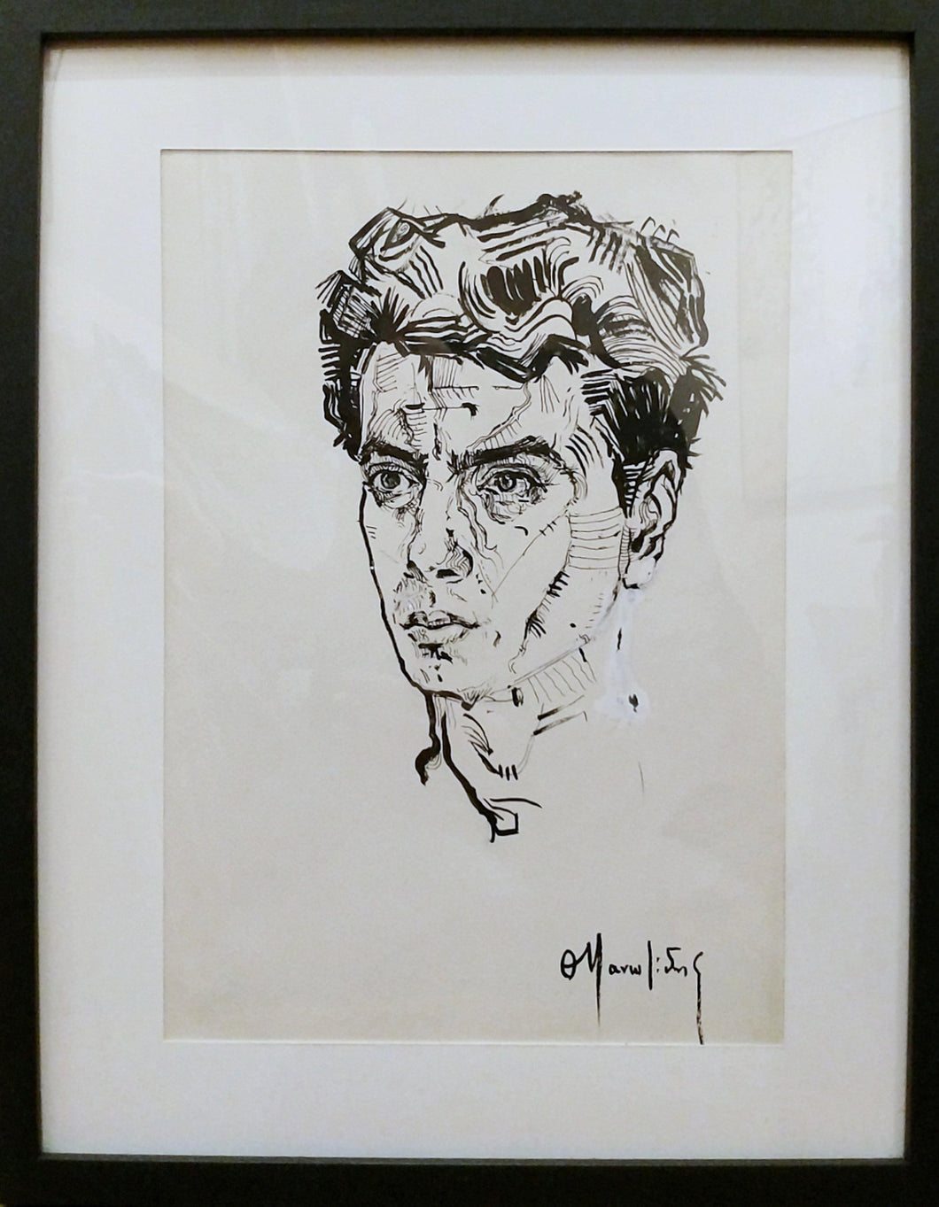 Self Portrait Ink | Theodoros Manoldis,{{product.type}}