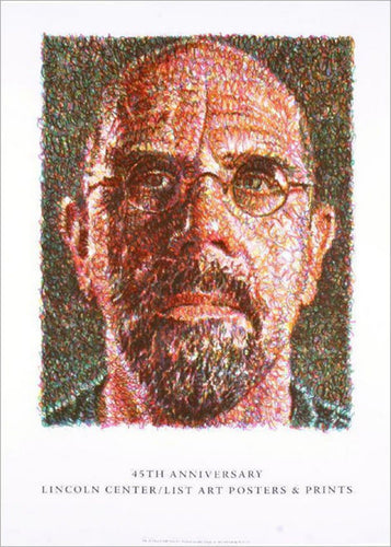 Self Portrait Lincoln Center 45th Anniversary Lithograph | Chuck Close,{{product.type}}