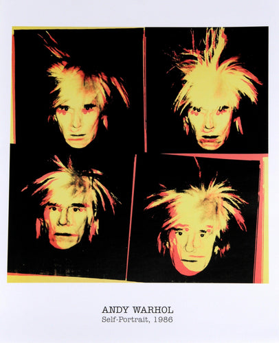 Self Potrait Poster | Andy Warhol,{{product.type}}